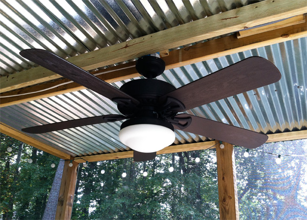 What I Learned Building A Screened In Porch Ceiling Fan