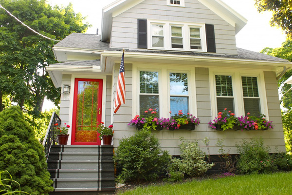 3 Inventive Ways To Brighten Your Home 8217 S Exterior With Paint Painted Front Steps Add Curb Eal To A Home