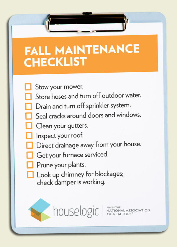 Fall maintenance checklist