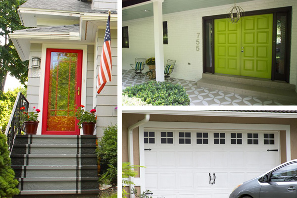 3 Inventive Ways To Brighten Your Home 8217 S Exterior With Paint A Collage Of Exterior Paint Ideas That Boost Curb Eal