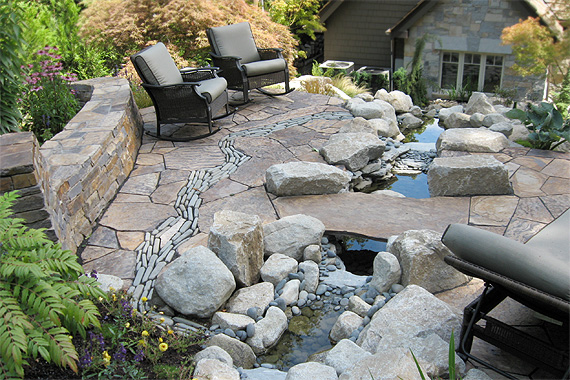 Inspiring Backyard Stone Patio Design Ideas 268 Stone Patio Ideas Pictures Houselogic